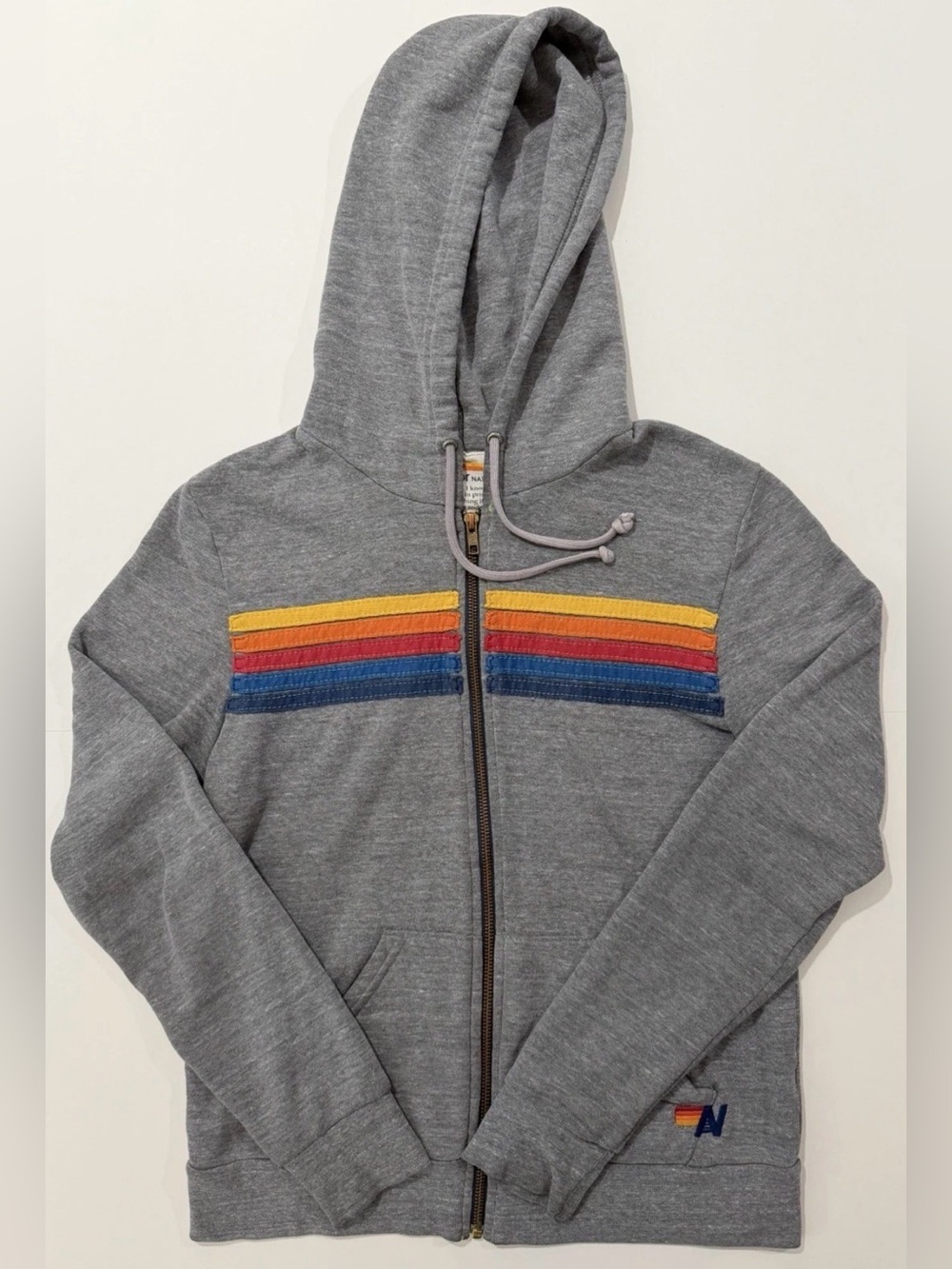 Aviator Nation 5 Stripe Rainbow
Sweat Set Gray Hoodie S Joggers L
Made in USA - Picture 2 of 9